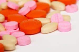 pastillas y antibiótico