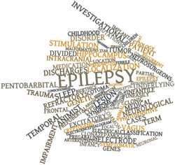 nuve de palabras relacionadas con la epilepsia