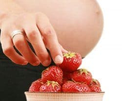 antojo de fresas en el embarazo