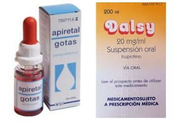 medicamentos Dalsy y Apiretal