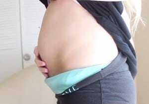 barriga de embarazo de 14 semanas