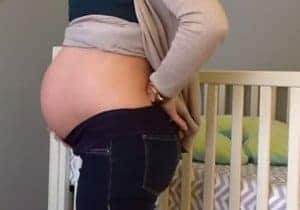 mujer embarazada de 28 semanas