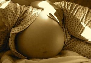 embarazada dormiendo