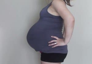 mujer embarazada de 34 semanas