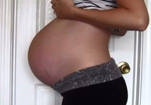 mujer embarazada de 39 semanas