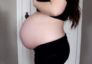 mujer embarazada de 40 semanas