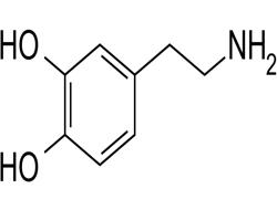 estructura química de la dopamina