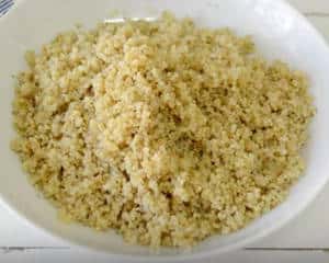 plato de quinoa